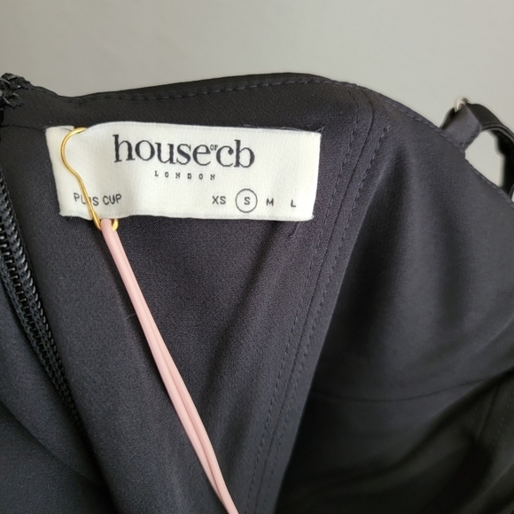 House of CB Freyja Black Gathered Corset Dress size S (Plus Cup) NWT - Picture 7 of 10